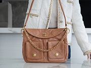 kitlife Chanel hobo brown bag - 21.5x30x5cm - 1