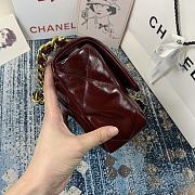 Kitlife Chanel 19 Crimson bag - 26x9x16 cm - 3