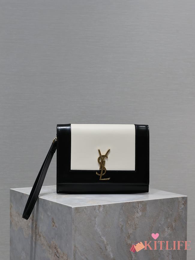 kitlife YSL Cassandre Pouch black&white bag - 21x6x3cm - 1