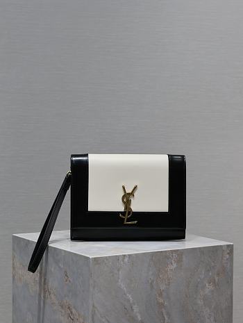 kitlife YSL Cassandre Pouch black&white bag - 21x6x3cm