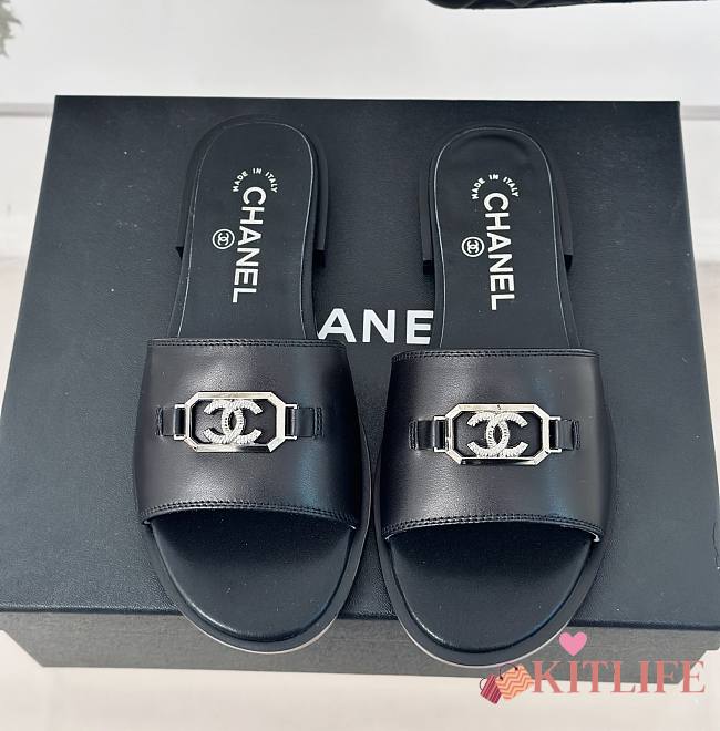Kitlife Chanel slides Black 08 - 1