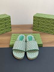 kitlife GUCCI Platform Slide Sandals green - 1