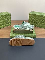 kitlife GUCCI Platform Slide Sandals green - 6