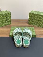 kitlife GUCCI Platform Slide Sandals green - 5