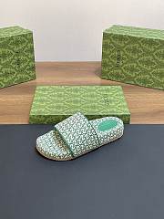 kitlife GUCCI Platform Slide Sandals green - 3