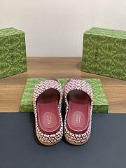 kitlife GUCCI Platform Slide Sandals red - 4