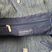 kitlife Chanel22 denim bag - 39x42x8cm - 3