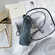 kitlife Chanel22 denim bag - 19x20x6cm - 5