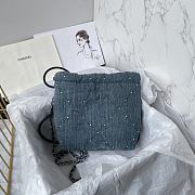 kitlife Chanel22 denim bag - 19x20x6cm - 4