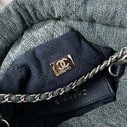 kitlife Chanel22 denim bag - 19x20x6cm - 2