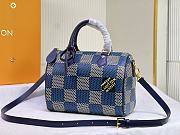 Kitlife Lousi Vuitton Speedy Blue Bandoulière 20 bag - 20 x 15 x 12.5 cm - 1