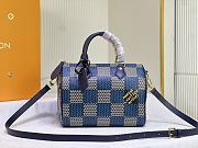 Kitlife Lousi Vuitton Speedy Blue Bandoulière 20 bag - 20 x 15 x 12.5 cm - 4