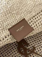 Kitlife YSL icare in raffia beige color bag - 55x43x5 cm - 6