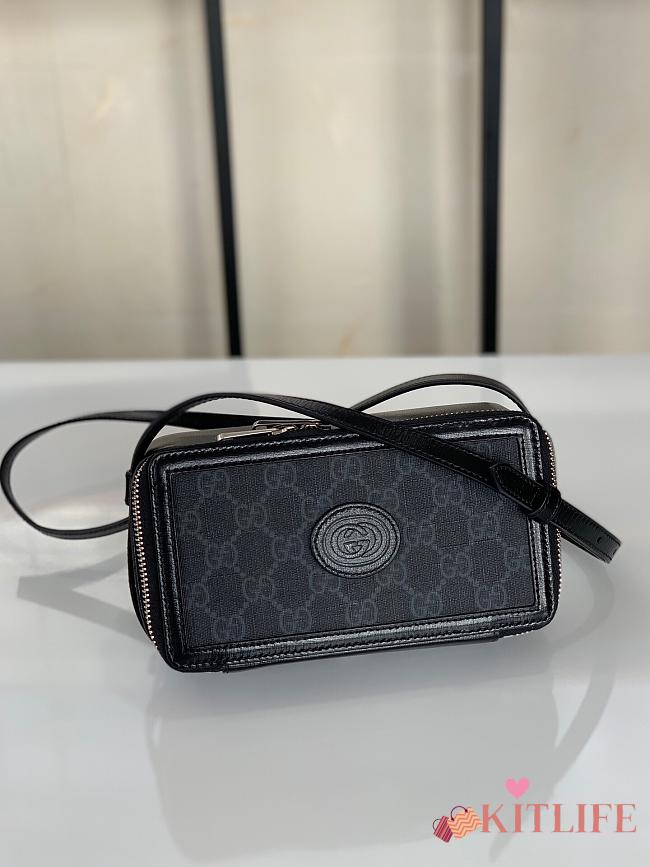 Kitlife GUCCI Interlocking G Mini Bag Black - 18x10x7cm - 1