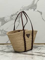 Kitlife Prada Straw Basket Tote Bag - 25x48x16 cm - 4