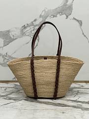 Kitlife Prada Straw Basket Tote Bag - 25x48x16 cm - 6