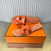 kitlife Hermes Sandals orange  - 2