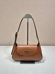 kitlife Prada Small leather shoulder bag Caramel - 25x5.5cm - 1