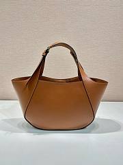 kitlife Prada Small leather shoulder bag Caramel - 25x5.5cm - 6