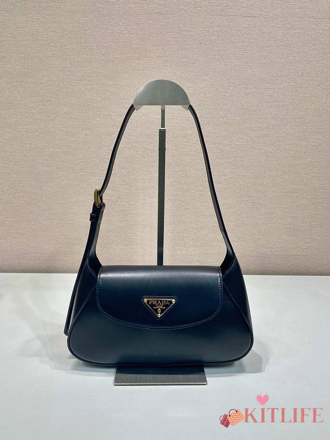 kitlife Prada Small leather shoulder bag Black - 25x5.5cm - 1