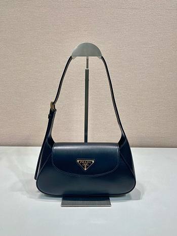 kitlife Prada Small leather shoulder bag Black - 25x5.5cm