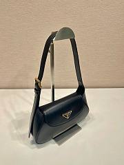 kitlife Prada Small leather shoulder bag Black - 25x5.5cm - 2