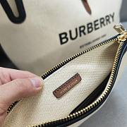 Kitlife Burberry Soft Belt Canvas Tote Bag in brown Canvas - 35x15x31 cm - 6