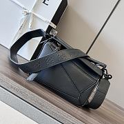 Kitlife LOEWE Puzzle Mini Leather Shoulder Bag in Black - 12.5x18x8cm  - 5