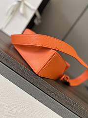 Kitlife LOEWE Puzzle Mini Leather Shoulder Bag in orange - 12.5x18x8cm - 5