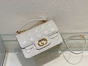 Kitlife Dior Jolie Top Handle white Bag - 22 x 14 x 8cm - 6