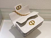 Kitlife Dior Jolie Top Handle white Bag - 22 x 14 x 8cm - 4