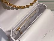 Kitlife Dior Jolie Top Handle white Bag - 22 x 14 x 8cm - 3