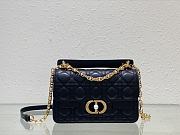 Kitlife Dior Jolie Top Handle Black Bag - 22 x 14 x 8cm - 3