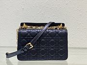 Kitlife Dior Jolie Top Handle Black Bag - 22 x 14 x 8cm - 5