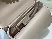 Kitlife Dior Jolie Top Handle gray Bag - 22 x 14 x 8cm - 5