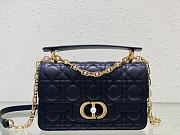 Kitlife Dior Jolie Top Handle Black Bag - 22 x 14 x 8cm - 1