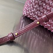 Kitlife bottega veneta Mini Cabat red bag - 20x15x12 cm - 4