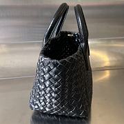 Kitlife bottega veneta Mini Cabat Black bag - 20x15x12 cm - 3