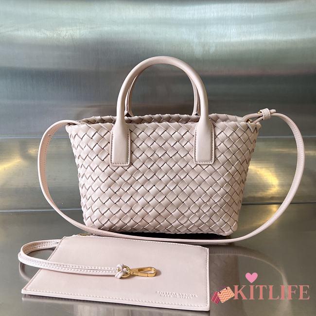 Kitlife bottega veneta Mini Cabat Pink bag - 20x15x12 cm - 1