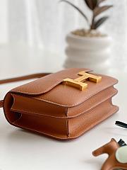 kitlife Hermès Constance mini brown bag - 19cm - 5