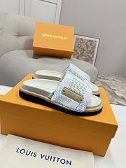 kitlife Louis Vuitton Pool Pillow Flat Comfort Mules Light blue - 6