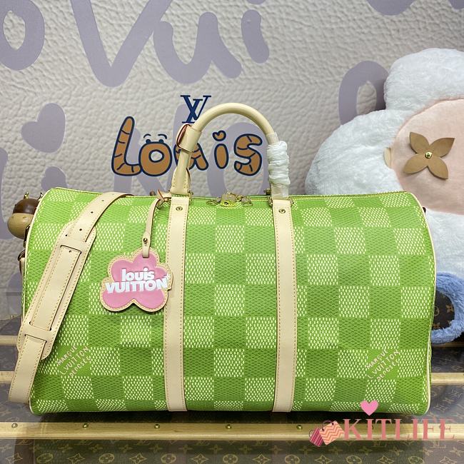 kitlife LV Keepall 45 Bandoulière bag green - 50x29x23cm - 1