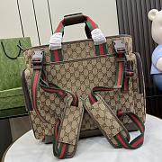 Kitlife Gucci Kid GG Jacquard Tote Bag - 40x35x20cm - 5