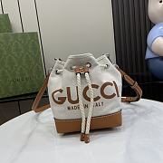 kitlife Gucci mini logo-print bucket bag - 22.5x31x15cm - 1