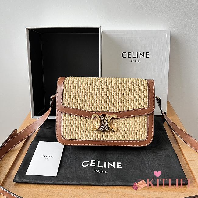 kitlife Cenline Triomphe bag - 22.5x16.5x7.5cm  - 1