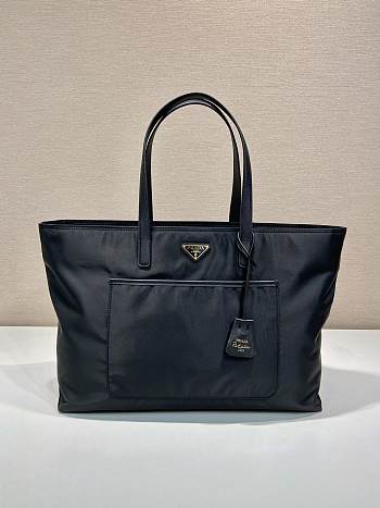 Kitlife Prada Re-Edition 1978 large Re-Nylon and Saffiano leather tote bag - 43x31x15cm