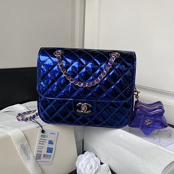 kitlife Chanel Backpack & Star Coin vilolet -  18.5×23.5×8.5 cm