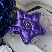 kitlife Chanel Backpack & Star Coin vilolet -  18.5×23.5×8.5 cm - 3