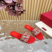 kitlife VALENTINO GARAVANI Toile Iconographe Sandals red - 3