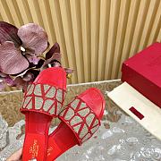 kitlife VALENTINO GARAVANI Toile Iconographe Sandals red - 6